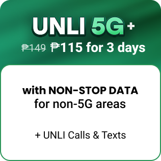 UNLI 5G+ w/ NON-STOP DATA 115